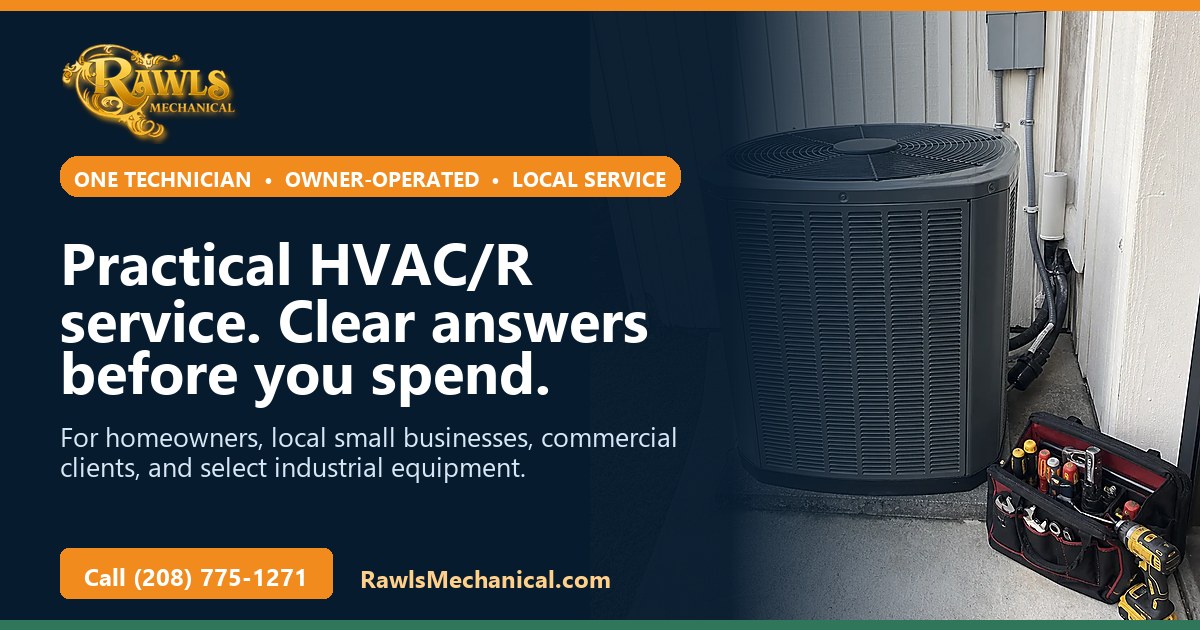 Ryan R Rawls Rawls Mechanical | Owner-Operated HVAC/R Service in Southeast Idaho ...
